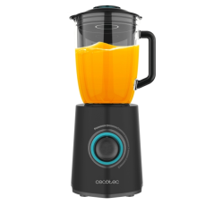 Blender Cecotec Power Black Titanium 2300MAX Mix Go - 2300 W - Bol de 1,5 L - 6 lames en titane - 5 vitesses - Fonction turbo