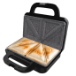 Appareil à sandwichs Cecotec Rock'nToast Deep Classic - 1000 W - Capacité : 2 sandwichs - Plaques triangulaires - Revêtement