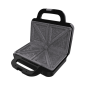 Appareil à sandwichs Cecotec Rock'nToast Deep Classic - 1000 W - Capacité : 2 sandwichs - Plaques triangulaires - Revêtement