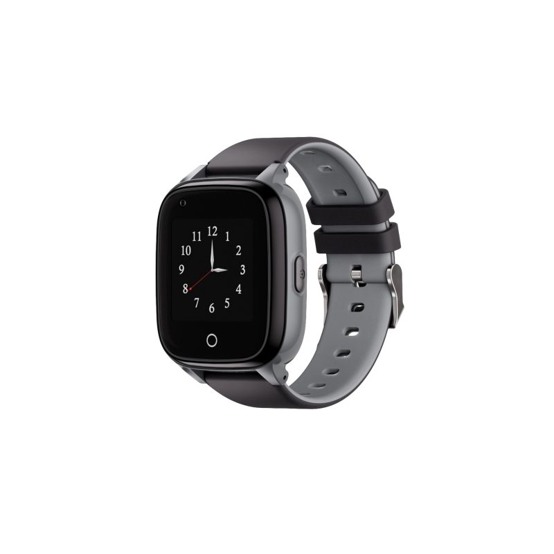 Montre connectée Savefamily Senior avec GPS et appels - IP67 - Écran 1,4" - Suivi de santé à distance - Alerte chute