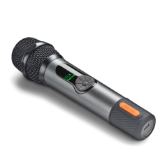 Microphone vocal sans fil NGS SingerStar - Type dynamique - Son puissant et clair - Entrée jack 3,5 mm et adaptateur jack 6,3