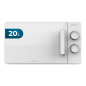 Micro-ondes à plat Cecotec Proclean 3020 sans plateau tournant - Puissance 700 W - Capacité 20 L - Revêtement céramique
