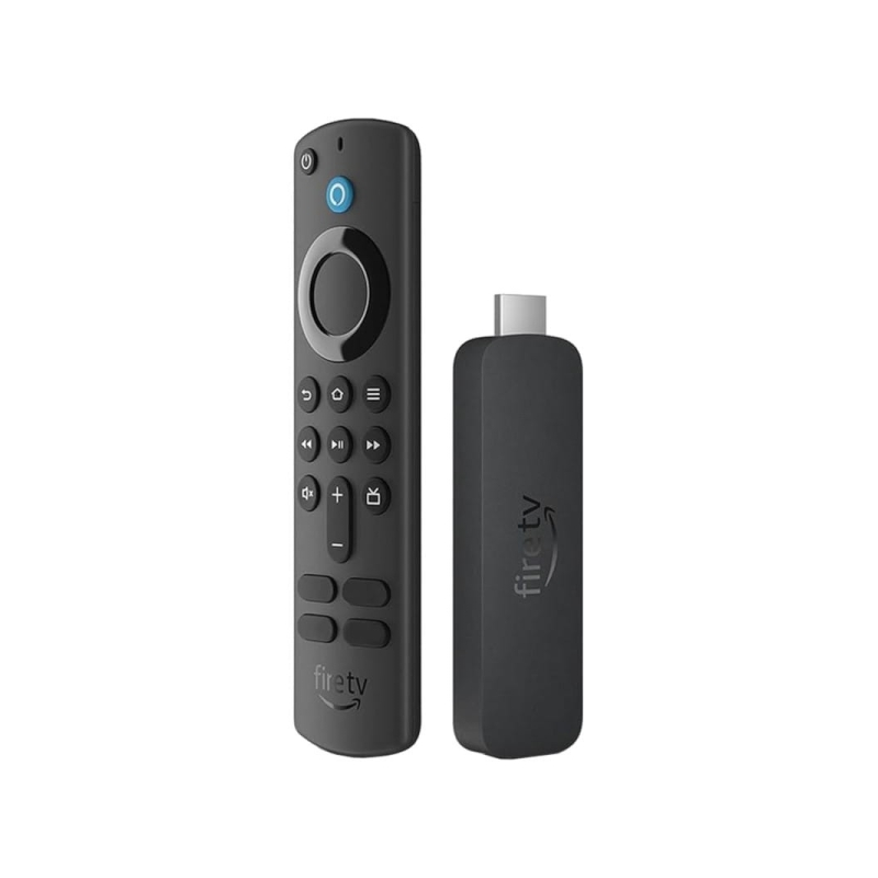 Amazon Fire TV Stick 4K Wi-Fi 6E Bluetooth 5.2 - Résolution jusqu'à 4K - Dolby Vision-Atmos et HDR10+ - Capacité 8 Go