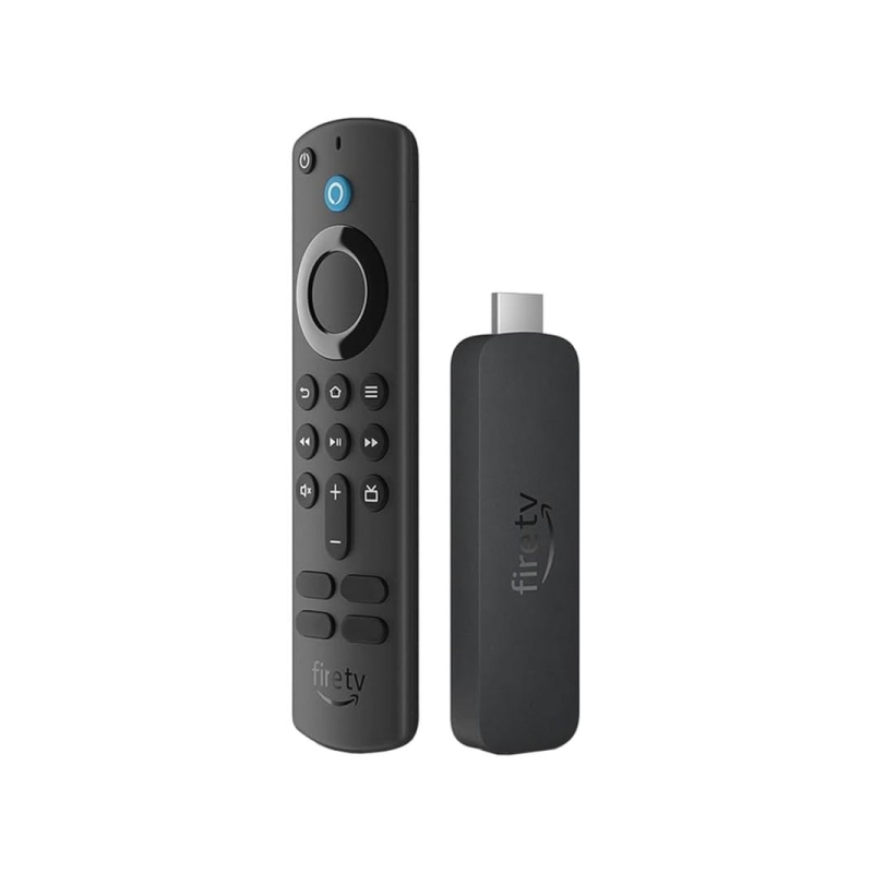 Amazon Fire TV Stick 4K Wi-Fi 6E Bluetooth 5.2 - Résolution jusqu'à 4K - Dolby Vision-Atmos et HDR10+ - Capacité 8 Go