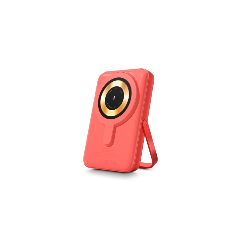 Batterie externe universelle Urban Factory Magnee Power 10 000 mAh - Entrée USB-C - Sorties USB-C, USB-A et sans fil - Couleur