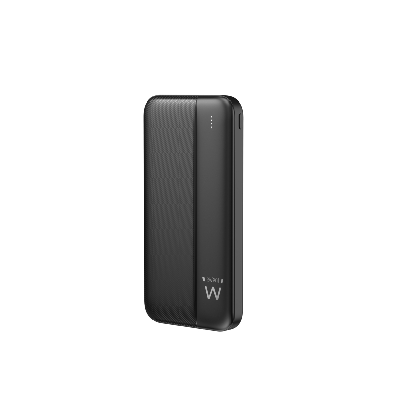 Batterie externe Ewent EW1161 10 000 mAh 22,5 W PD et QC - USB-A, USB-C - Noir
