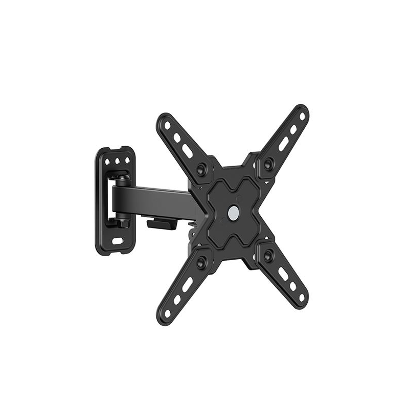 Support mural pour téléviseur Cromad avec bras articulé pour téléviseur de 13 à 43 pouces - Pivotant, inclinable et extensible