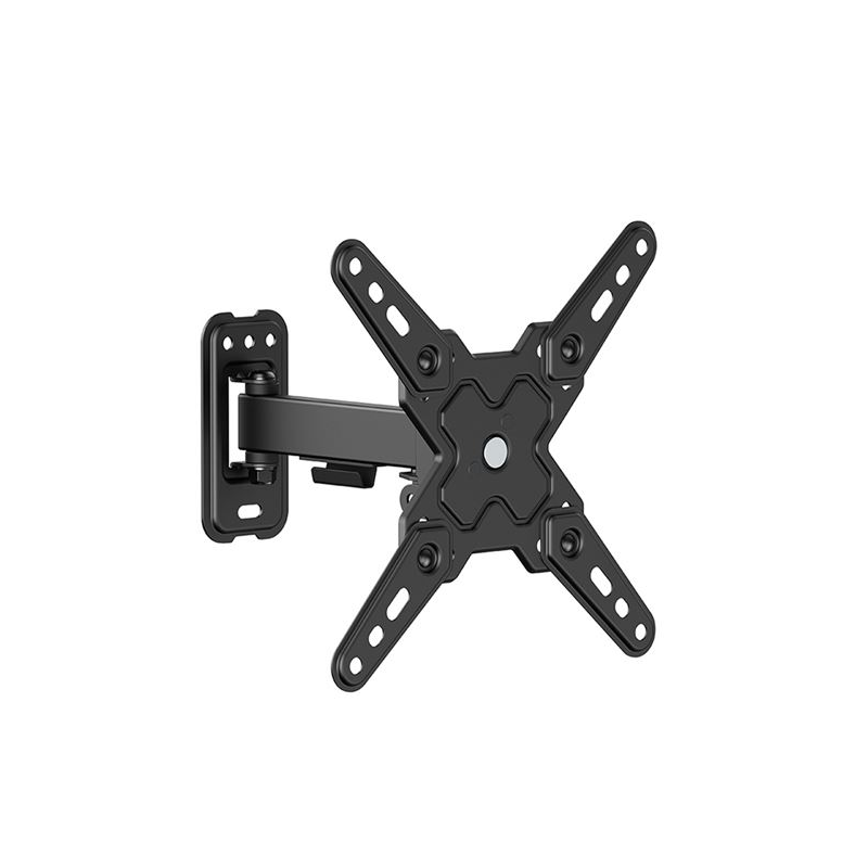 Support mural pour téléviseur Cromad avec bras articulé pour téléviseur de 13 à 43 pouces - Pivotant, inclinable et extensible