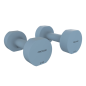 Haltères Cecotec Drumfit 400 DoubleNeo (lot de 2 x 4 kg) - Revêtement néoprène antidérapant - Forme hexagonale - 19 x 10 x 9 cm