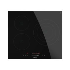Plaque de cuisson vitrocéramique encastrable Cecotec Bolero SquadV 3100 - 5700 W - 3 zones de cuisson - Minuteur - Sécurité