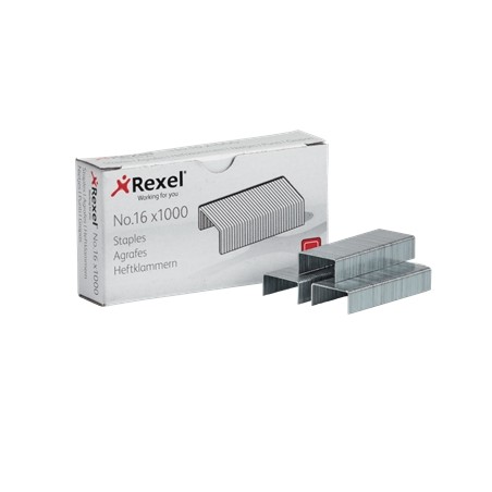 ✅ Rexel Boite de 1000 Agrafes 24/6 - Jusqu'à 20 Feuilles - Acier Haute Qualité - Pin 6mm couleur Acero en stock