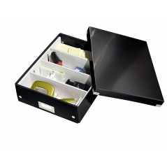 Boîte de rangement moyenne Click & Store Wow de Leitz - 2-4 compartime