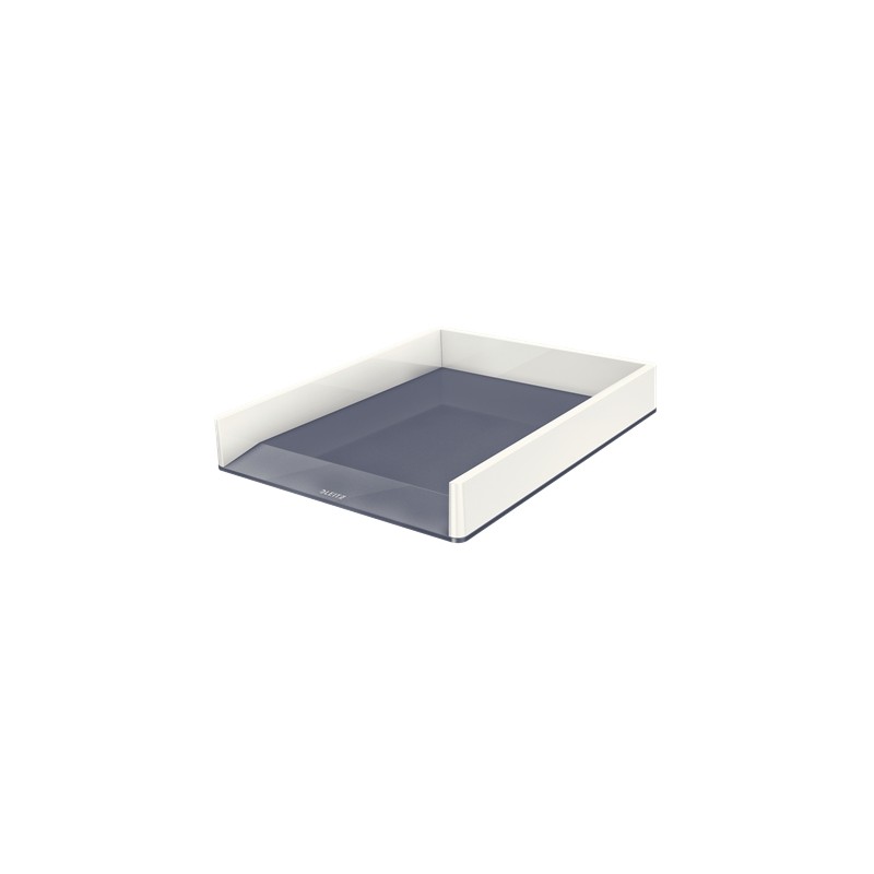 Porte-documents Leitz WOW Desk Tray - Format A4 - Couleur Blanc/Gris