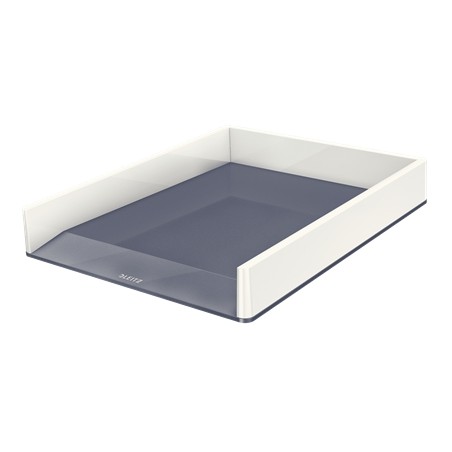 ✅ Porte-documents Leitz WOW Desk Tray - Format A4 - Couleur Blanc/Gris couleur Blanco/Gris en stock