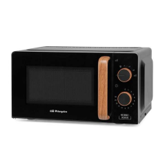 Micro-ondes Orbegozo Mi 2120 - Capacité 20L - Puissance 700W - 6 niveaux de puissance - Minuterie 30min - Décongélation