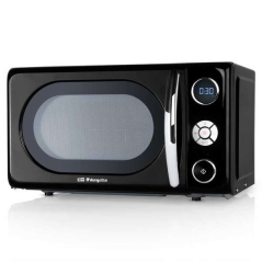 Micro-ondes multifonction rétro Orbegozo MIG 2044 - Puissance 1000W - Grill 900W - Capacité 20L - 10 niveaux de puissance - Minu