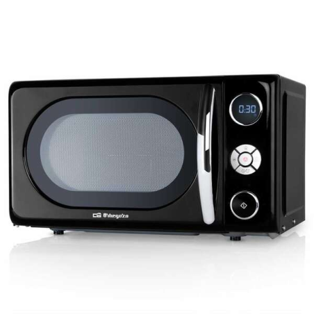 Micro-ondes multifonction rétro Orbegozo MIG 2044 - Puissance 1000W - Grill 900W - Capacité 20L - 10 niveaux de puissance - Minu