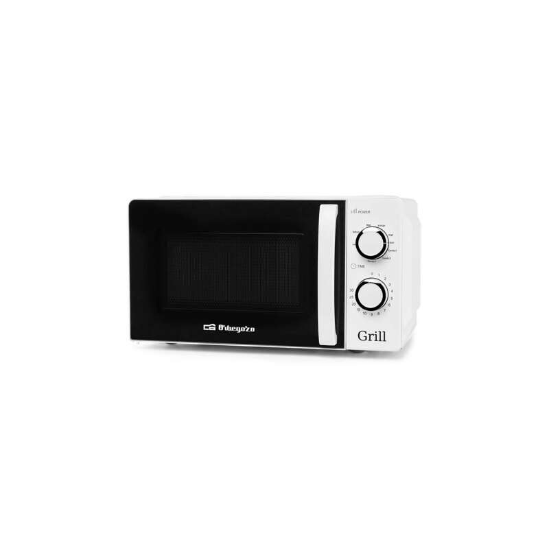 Micro-ondes multifonction Orbegozo MIG 2130 - Capacité 20L - Puissance 700W - Grill 900W - 5 niveaux de puissance - Fonction déc