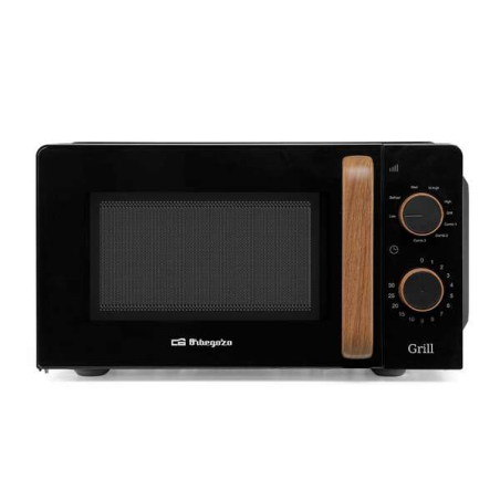 Micro-ondes multifonction Orbegozo MIG 2140 - Capacité 20 L - Puissance 700 W - Grill 900 W - 5 niveaux de puissance - Fonction