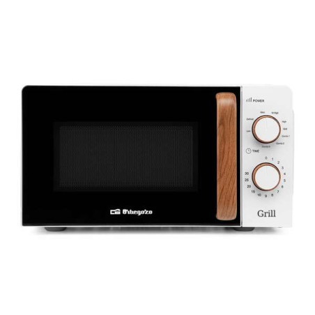 Micro-ondes avec Grill Orbegozo MIG 2142 - Capacité 20L - Puissance 700W - Grill 900W - 5 niveaux de puissance - Minuterie 30min