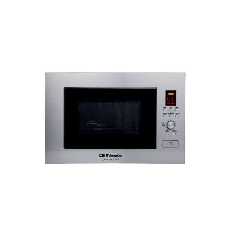 Micro-ondes encastrable multifonction Orbegozo MIG 2330 - Puissance 900W - Grill 1000W - Capacité 23L - 8 menus de cuisson autom