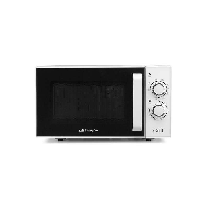 Micro-ondes Orbegozo MIG 2531 en acier inoxydable Puissance 900 W - Grill 1000 W - Capacité 25 L Fonction décongélation et 3 fon