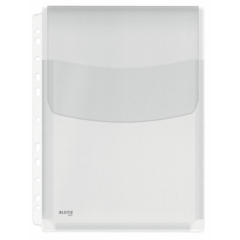 Esselte Manchons à soufflet avec rabat A4 - Lisses - Multi-trous-11 - Capacité 200 feuilles - Avec rabat - Fabriqués en PVC 170