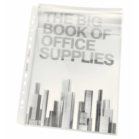 ✅ Manchon à soufflet extensible Leitz Premium - 0,18 mm PP Transparent - Grande capacité - Copysafe Transparen en stock