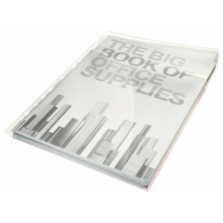 Manchon à soufflet extensible Leitz Premium - 0,18 mm PP Transparent - Grande capacité - Copysafe Transparent