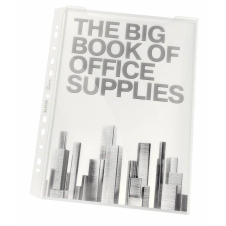 ✅ Manchon à soufflet extensible Leitz Premium - Feuille PP 0,18 mm - Copysafe - Transparent - Grande capacité en stock