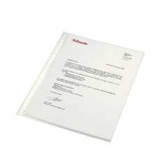 ✅ Esselte Porte-Documents A4 - PP - Verre Extra Lisse Qualité Luxe - Multi-Trou-11 - Boîte 100 - Transparent c en stock