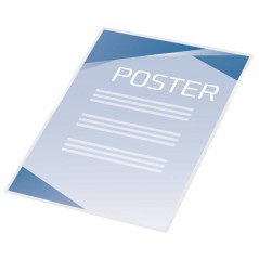 ✅ Pochettes de plastification autocollantes GBC A3 2x125 microns brillants (100) Transparent couleur Transparent en stock