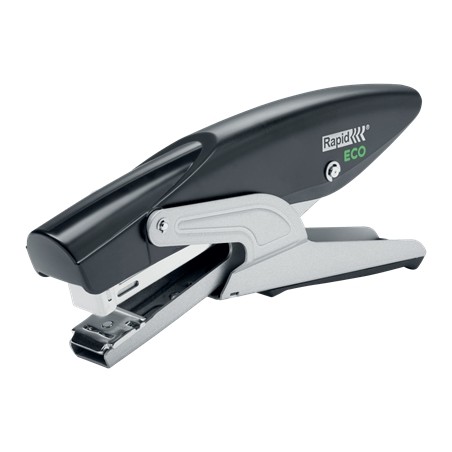 ✅ Agrafeuse à pince Rapid ECO - Fabriquée avec 81% de plastique recyclé - Jusqu'à 20 feuilles - Pour agrafes en stock