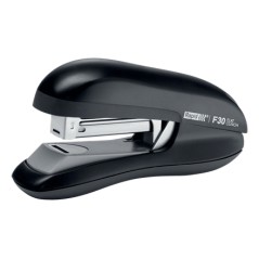 ✅ Agrafeuse de bureau Rapid F30 - Jusqu'à 30 feuilles - Pour agrafes 24/6 et 26/6 - Agrafe plate - Couleur Noir en stock