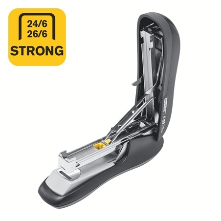 Agrafeuse de bureau Rapid F30 - Jusqu'à 30 feuilles - Pour agrafes 24/6 et 26/6 - Agrafe plate - Couleur Noir