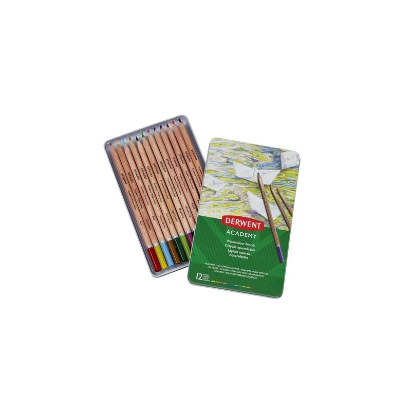 Derwent Lot de 12 Crayons Aquarelle