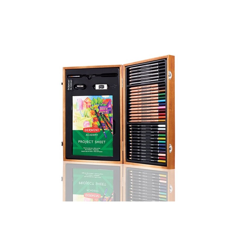 Derwent Lot de 12 Crayons Couleur+Extras