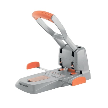 ✅ Rapid HDC150 Perforatrice épaisse - Jusqu'à 150 feuilles - 2 trous - Poinçons 6 mm - Couleur argent/orange en stock