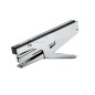 Agrafeuse à pince Rapid E10 - Jusqu'à 15 feuilles - Pour agrafes n° 10 - Agrafage fermé - Couleur chrome/noir