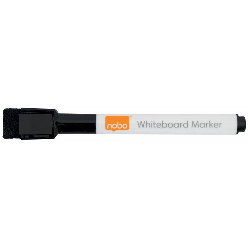 Nobo Mini Marqueurs Tableau Blanc Noir Lot de 6 Nobo Mini Marqueurs Tableau Blanc Noir Lot de 6