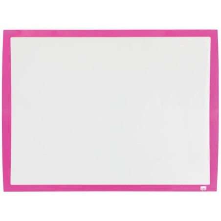 ✅ Nobo Petit Tableau Blanc Magnétique 585x430 - Couleurs Vives - Accessoires Inclus - Fuchsia couleur Rosa en stock