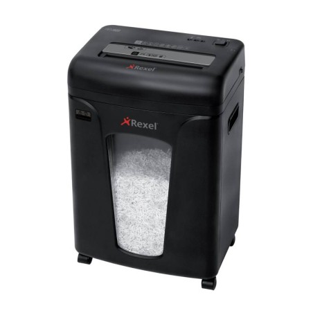Rexel Mercury Microcut Destructeur - Anti-bourrage - Jusqu'à 8 Feuilles - Détruit Agrafes, Clips et Cds - Capacité Bac 21L, 220