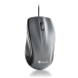 Souris USB NGS Musk 1200 dpi - Laser - 3 boutons - Ambidextre - Noir