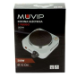Cuisinière Electrique Muvip 1 Plaque 500W - 5 Niveaux de Puissance - Thermostat avec Système de Sécurité