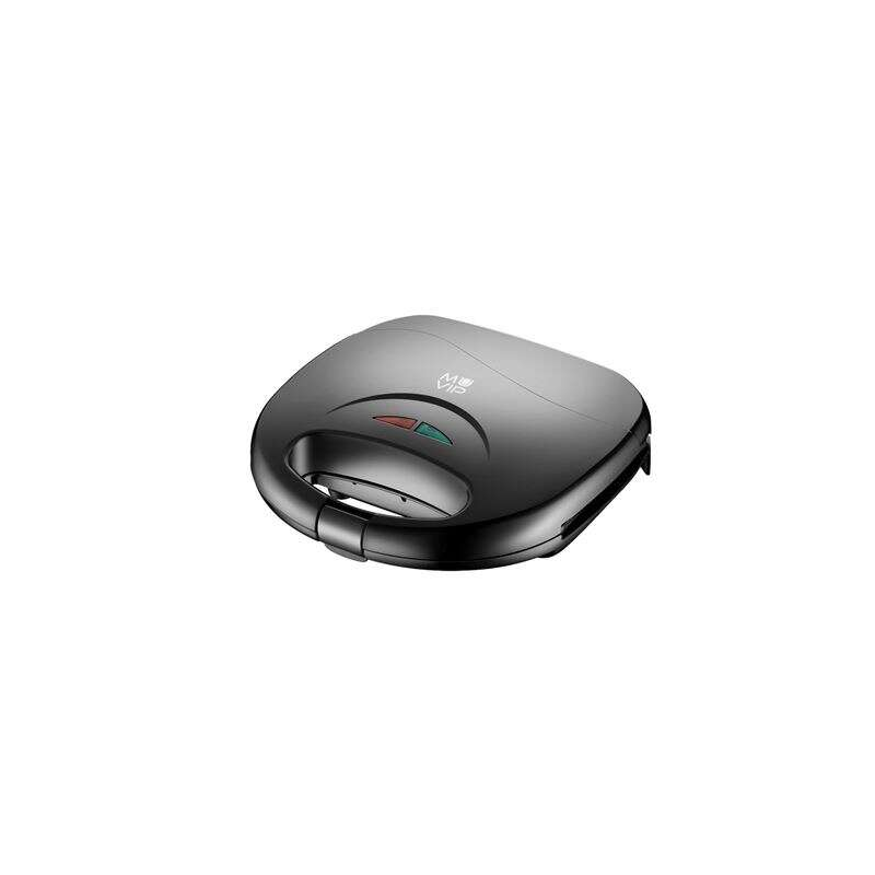 Muvip Sandwich Maker 750W - 2 Sandwiches - Plaques avec Coupe au Milieu - Nettoyage Facile