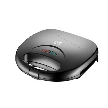 Muvip Sandwich Maker 750W - 2 Sandwiches - Plaques avec Coupe au Milieu - Nettoyage Facile