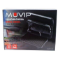 Muvip Acier Inoxydable Grill Sandwich Maker 750W - Plaque Supérieure Inclinable - Pression Uniforme - Poignée Cold Touch