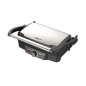 Muvip Sandwich Maker Grill 1600W - Ouverture jusqu'à 180º - Température réglable - Plateau supérieur inclinable - Poignée Cold T