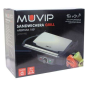 Muvip Sandwich Maker Grill 1600W - Ouverture jusqu'à 180º - Température réglable - Plateau supérieur inclinable - Poignée Cold T