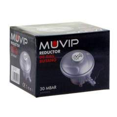 Réducteur de gaz butane Muvip - Pression de sortie 30 mbar - Raccord d'entrée 20 mm